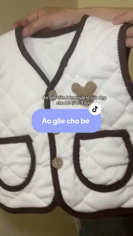 Áo gile trần bông cho bé từ 0-3 tuổi  @Doan đây  @Doan đây #review #xuhuong 