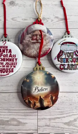 ✨ 3-inch round magnets & interchangeable Christmas ornaments are going up on the website tonight! 🎄 These are so cute as premade magnets — and even better with your custom photos for the perfect holiday touch. ❤️ Add some personality to your fridge and your Christmas tree! #ChristmasDecor #CustomMagnets #PhotoMagnets #HolidayGifts #christmasornaments 