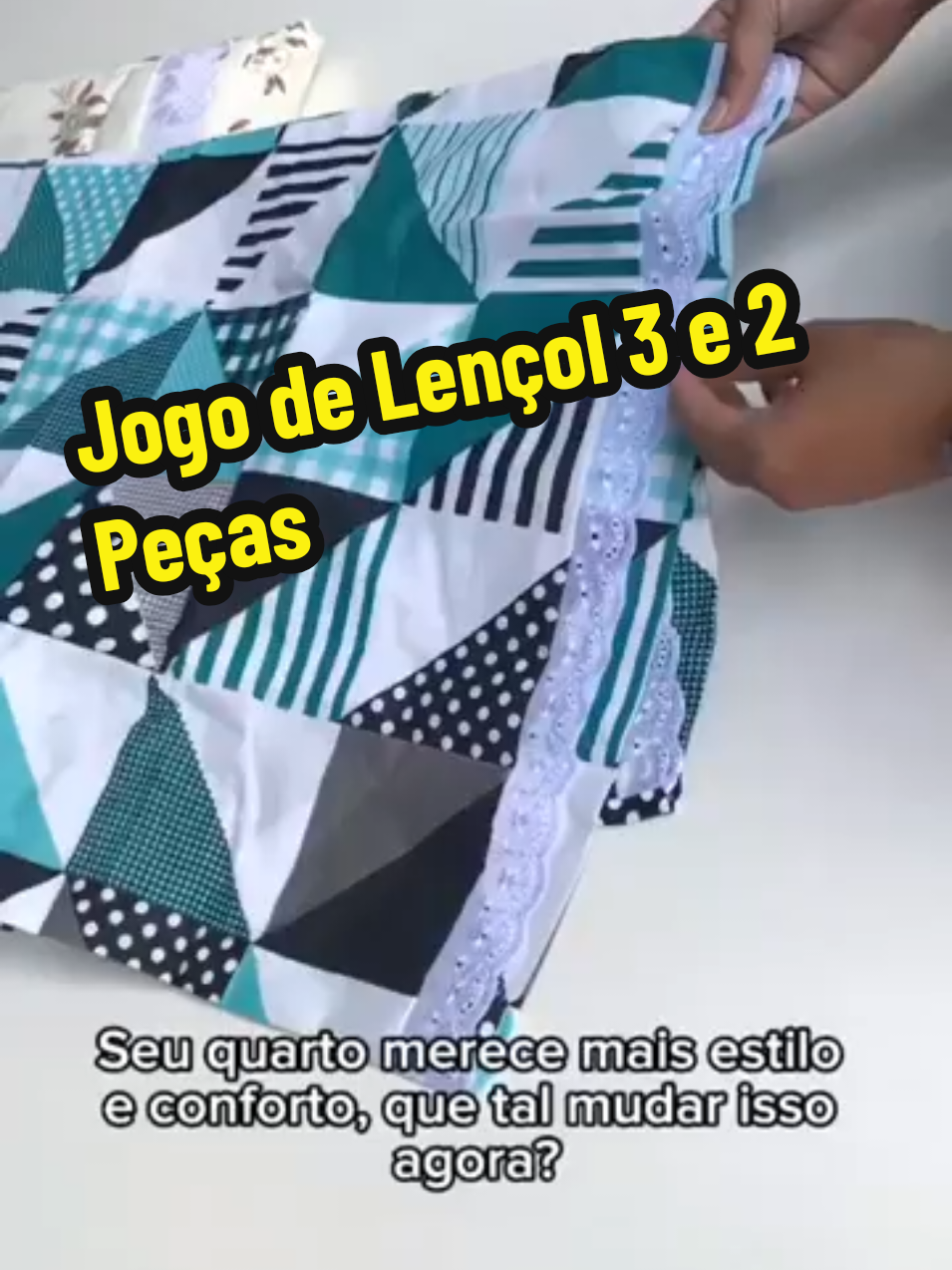 Jogo de Lençol 3 e 2 Peças 400 fios 