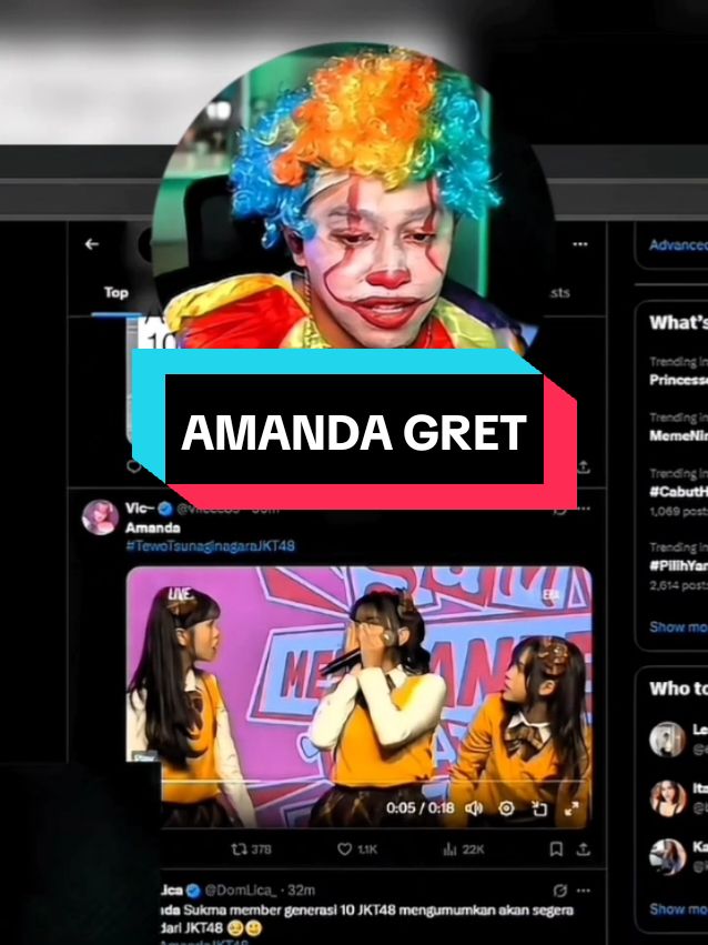 wah hirwigo kah @CrispyCendy @jkt48.amanda.s #crispycendyirl #crispycendyclip #mascendy🤑 #amandajkt48 #amandasukmaa #amandajkt48💚 #noxobrien 
