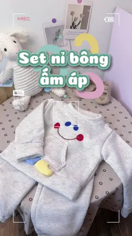 Mùa đông không sợ lạnh chỉ với 1 set đồ nỉ bông siêu dày dặn này #thoitrangtreem #viral #socconkids #setdothudong #quanthudong 
