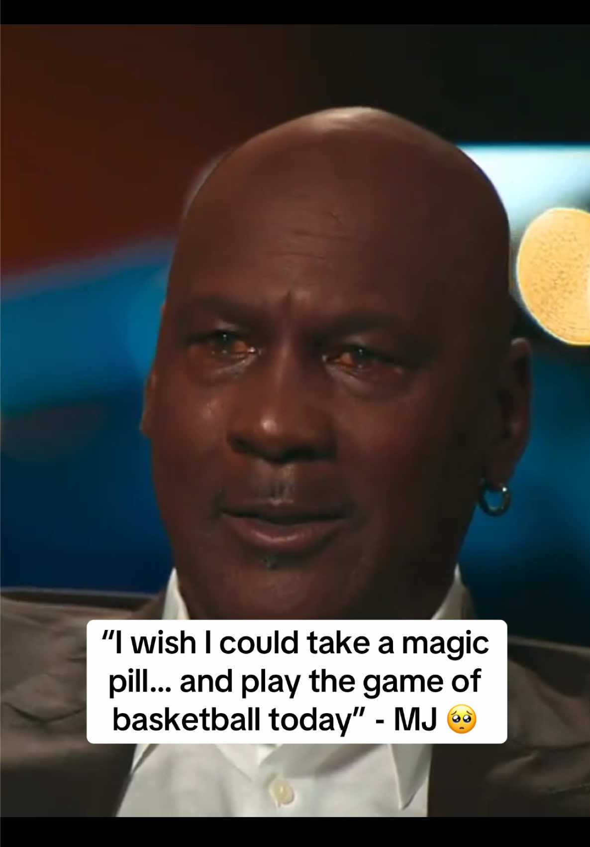 “I miss it” WHY AM I CRYING??? 😭 #michaeljordan #basketball #emotional #mj #NBA (NBC)