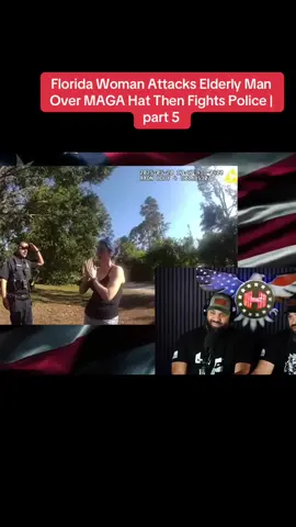 Florida Woman Attacks Elderly Man Over MAGA Hat Then Fights Police | part 5