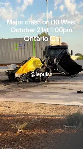 Multi-Vehicle Crash on I-10 West in Ontario October 21st Around 1:00pm A serious collision involving multiple vehicles, including at least two semi-trucks, shut down westbound I-10 near the I-15 interchange today. Tragically, three people have died and two others were hospitalized. One semi-truck caught fire, causing chaos on the freeway. CHP is on scene investigating. All westbound lanes except FasTrak were closed, and the I-10/I-15 connector is also blocked. Authorities advise using alternate routes. Stay safe out there and avoid the area if possible. #Ontario #I10Crash #CHP #TrafficAlert #iepulse 