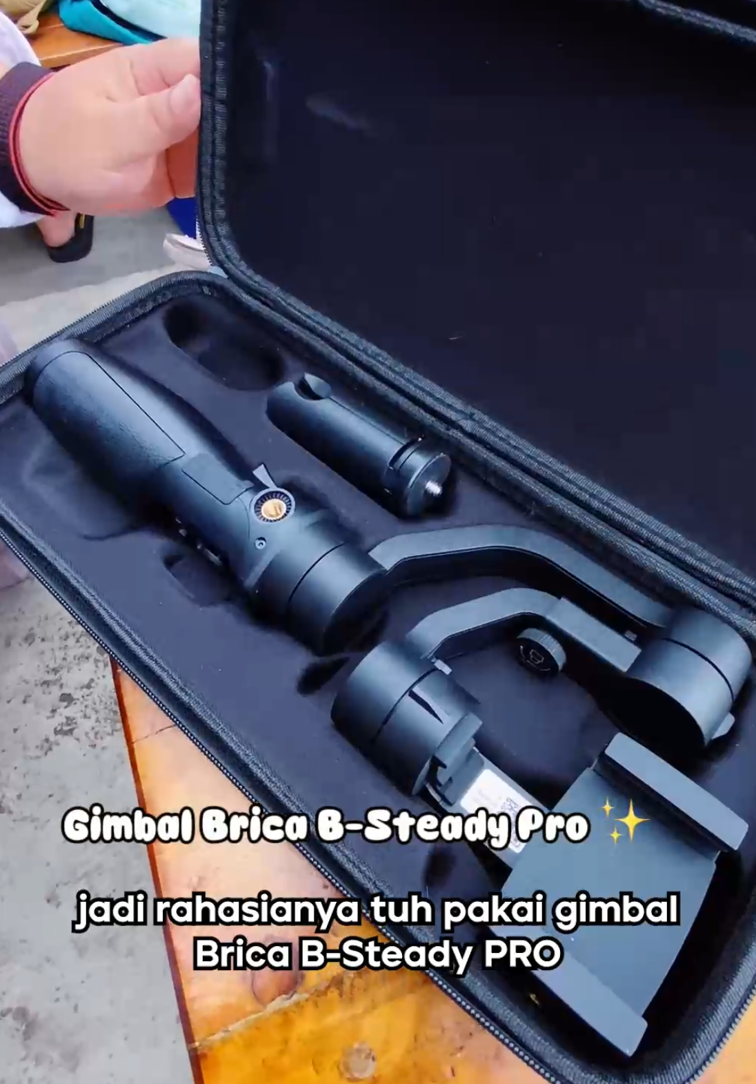 Ini rahasianya bikin video sinematik... Brica B-Steady PRO gimbal 3-axis pilihannya para kreator. #fyp  #fy  #brica  #bsteady 