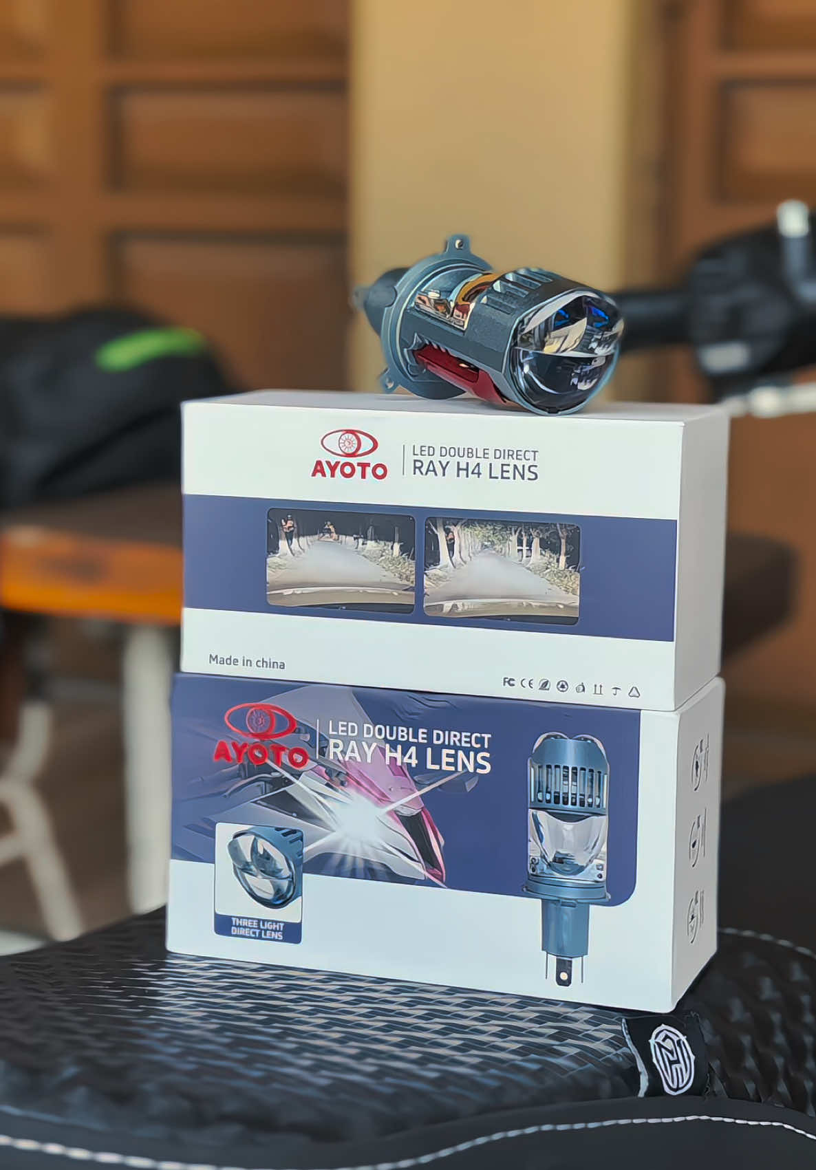 Led Mini Projie duel Laser model H4 dari @AyotoLED.PusatBiled #minibiled #miniproji #ayoto #ayotoled 