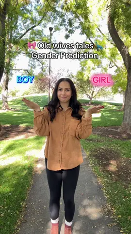 Old wives tales gender predictions! What do you think?! Boy or girl?! 🦕🎀 #genderprediction #boyorgirl #oldwivestales #pregnant #highriskpregnancy 