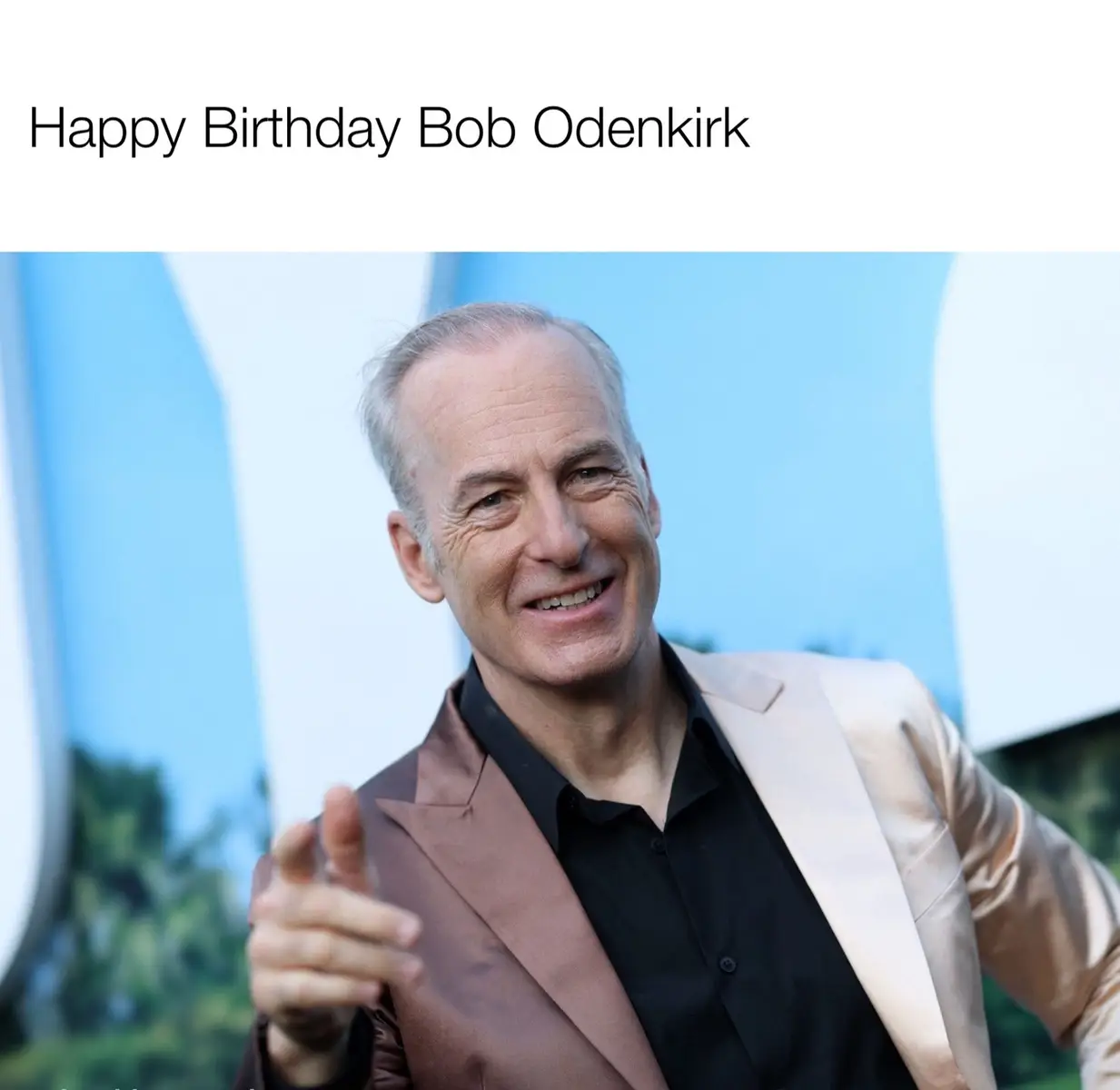 Happy birthday Bob Odenkirk #bobodenkirk #saulgoodman #bettercallsaul #Nobody #happybirthday lil early