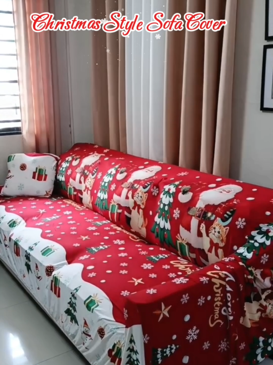 Replying to @maryjanehicalde Yes Mii, ganda ng quality tapos napaka-mura lang. Perfect ngaun Christmas. #sofacover #sofaseatcover #seatcover 