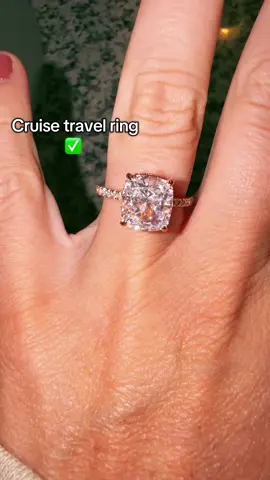 I found the most beautiful travel ring for our cruise! It is absolutely stunning 💍 #travelring #weddingring #cruiseessentials #ring 