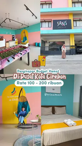 Rekomendasi Penginapan under 200 ribu di pusat kota cirebon 😍👍  8 menit ke stasiun kejaksan, deket banget ke grage mall, CSB mall, dll bener bener lokasi strategis , namanya SANS HOTEL WIDARASARI CIREBON , yg lagi liburan ke cirebon dengan budget hemat harus cobain sih stay disini, nah biar makin hemat kalian bisa booking via aplikasi RedDoorz dan gunakan kode voucher “YUKNGINEP” untuk klaim diskon up to 25% , yuk reservasi sekarang juga @SANS Hotels  #RedTravelers #BerkeSANS #SANSHotels #SANSHotelCirebon #StaycationCirebon 