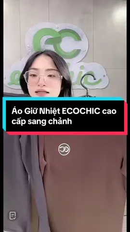 Áo Giữ Nhiệt ECOCHIC cao cấp sang chảnh#thuyxinhlunglinh996 #thoitrang #aogiunhiet #aonusangchanh 
