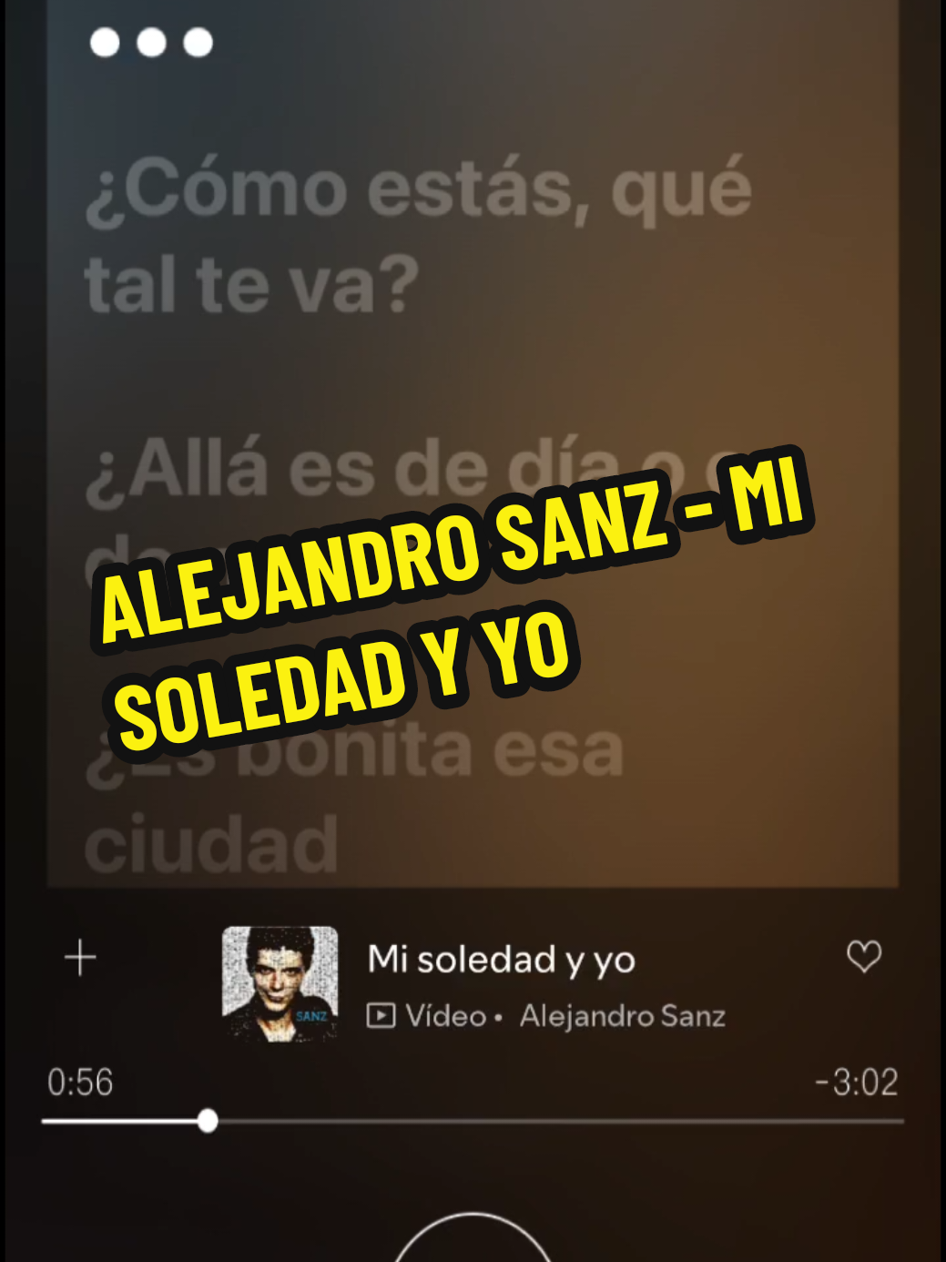 ALEJANDRO SANZ - MI SOLEDAD Y YO #alejandrosanz #gustosculposos🎵 #Viral #paratiiiiiiiiiiiiiiiiiiiiiiiiiiiiiii #tendencia 