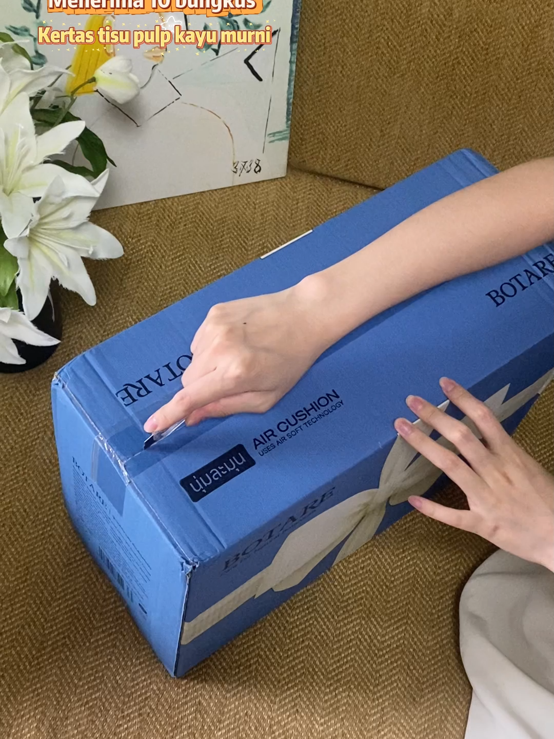 DISKON SPESIAL Produk Baru! Dapatkan 10 pak besar tisu bubur kayu murni alami, 1 pak berisi 400 lembar！！！ #tisu #tisumurah #tisuyasmine #tisu10pcsmurahpack &