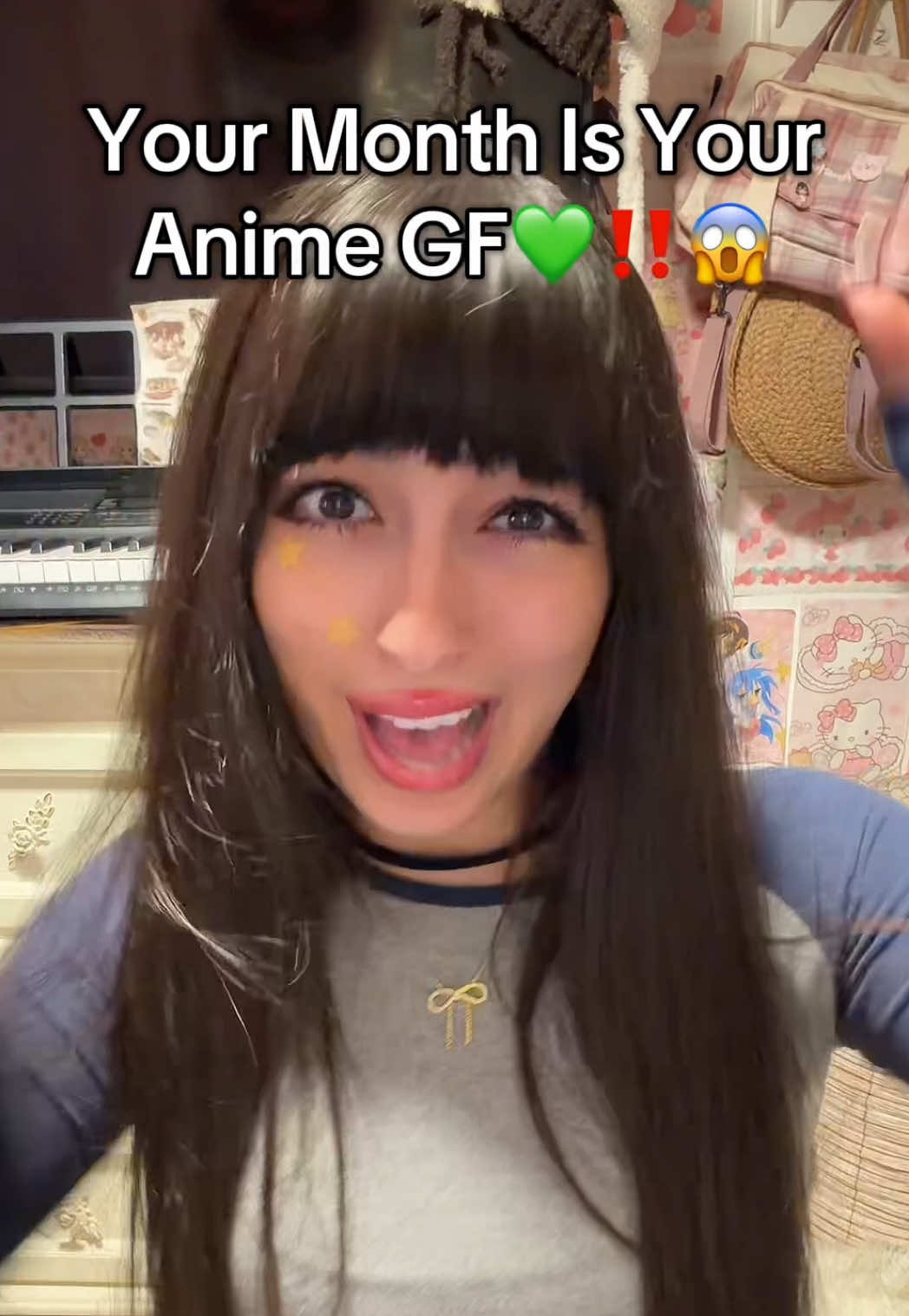 which anime girlfriend Did You get Baka #anime #cringe #kawaii #mha 