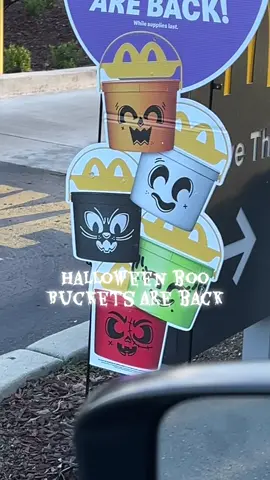 Halloween Boo Buckets are back at @McDonald’s. Always giving me the nostalgia feels #boobuckets #mcdonaldsboobucket #happymeal #mcdonalds #halloween2025 