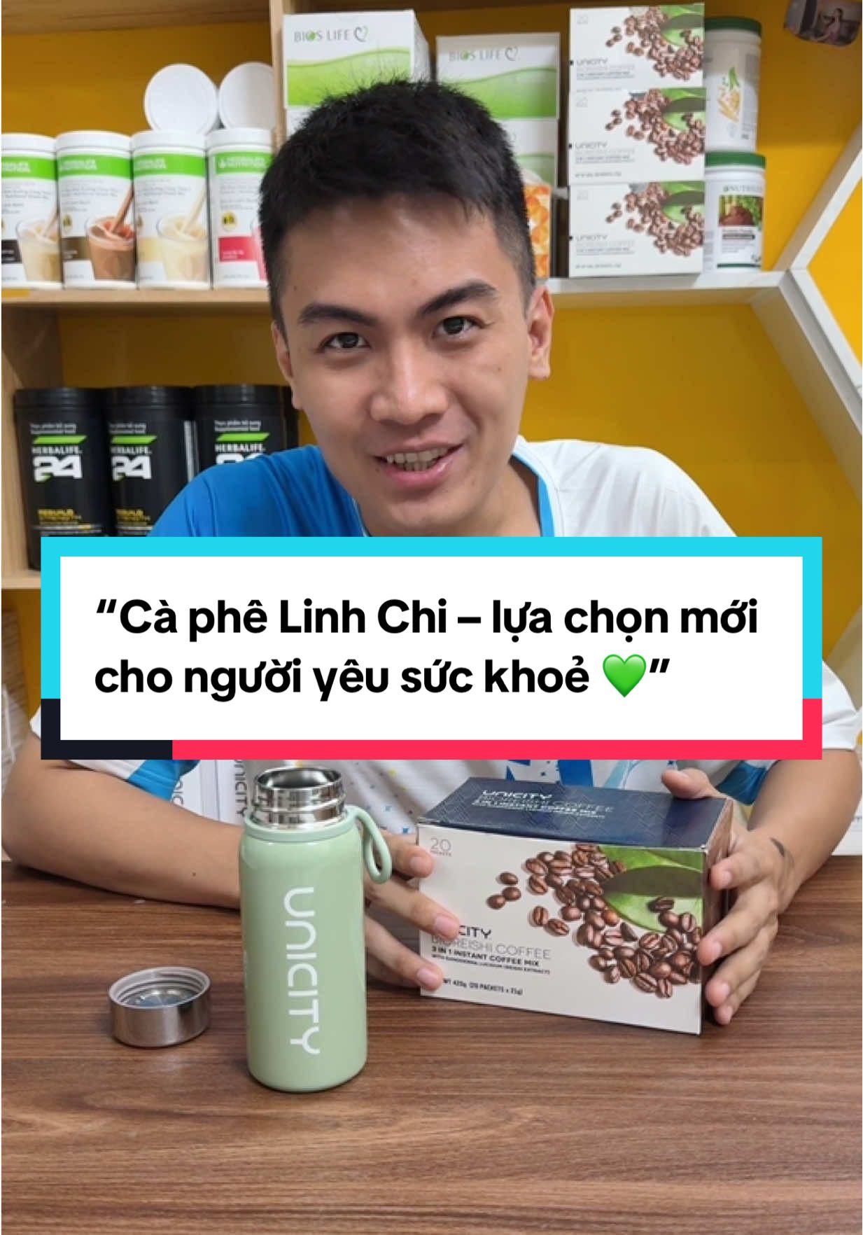 “Cà phê Linh Chi – lựa chọn mới cho người yêu sức khoẻ 💚” #unicity #cafe