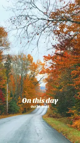 Fall drives are the best! #onthisday #gerrigirl #myfavoritecolorisoctober🍁 #autumnmemories2023 