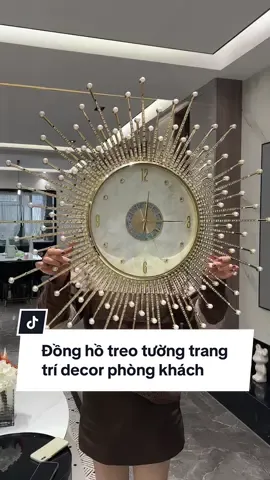 Đồng hồ treo tường decor trang trí phòng khách hiện đại#muataitiktokshop #thuhaifreeship #wwwmindecor #xuhuongtiktok #donghotreotuong 