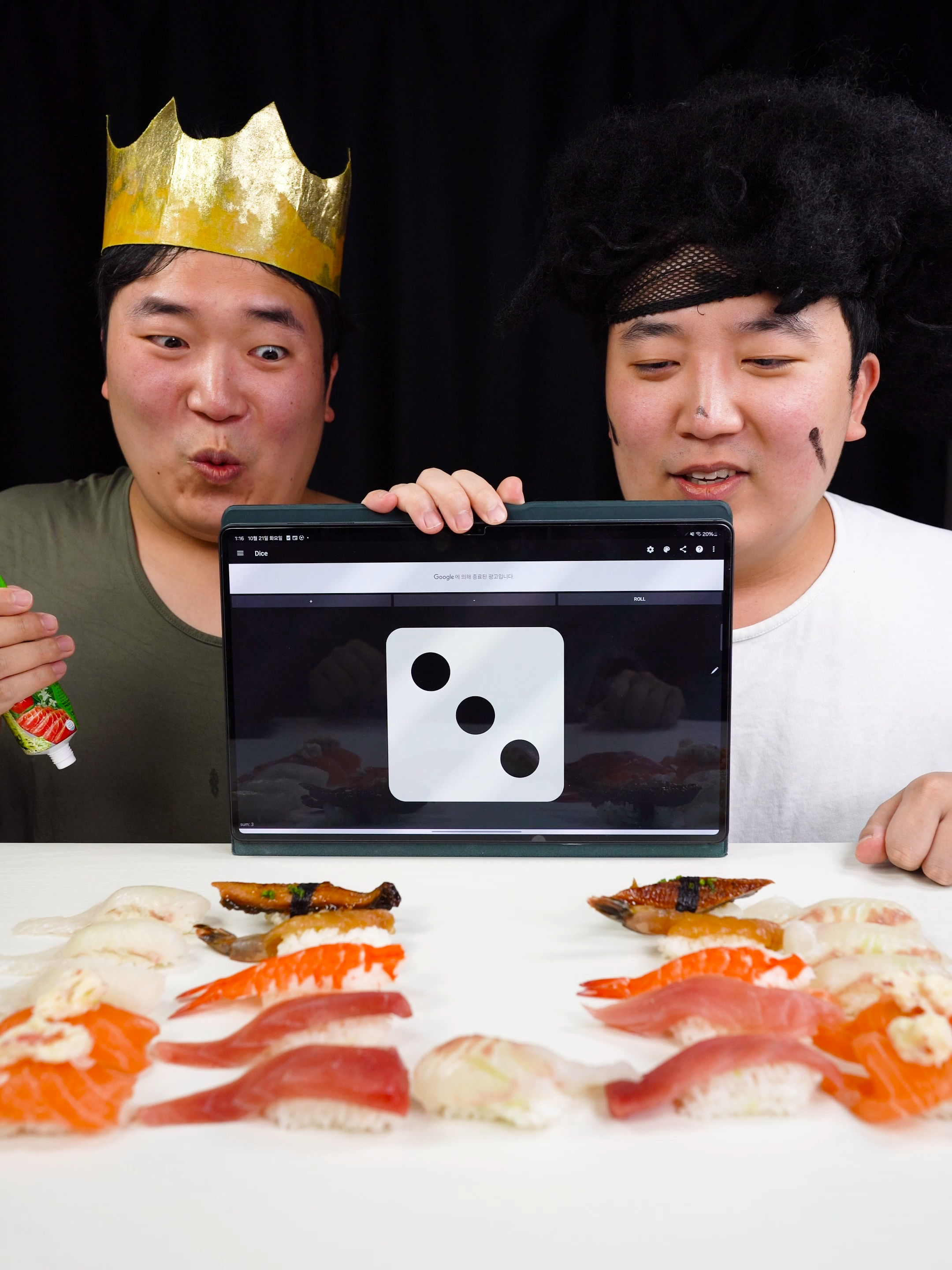 😱 Ultimate Spicy Sushi Challenge 🍣🌶️ | Who Will Cry First?! #funny #mukbang #먹방