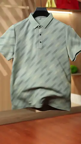 เสื้อโปโลแขนสั้นผู้ชาย เสื้อยืด #เสื้อยืดโปโลคอปก