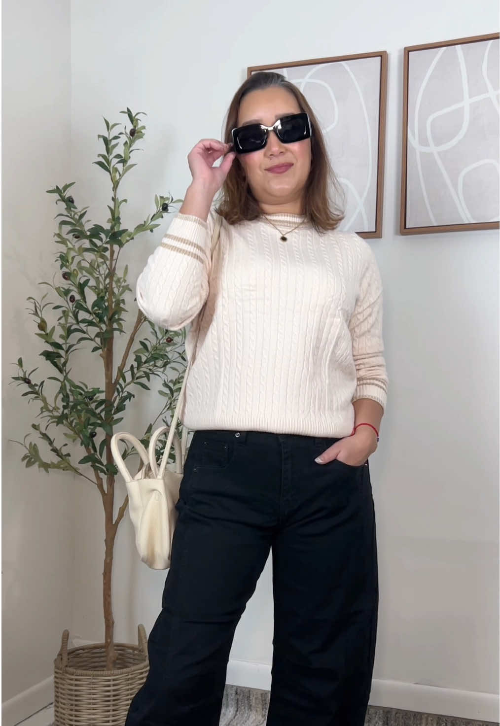 Amando mi nuevo outfit y es de @Genleck lo  Barrel Jeans mi nueva adiccion para este otoño 🍁 #genleck #barreljeans #womenover40 #inspo #tiktokshop 