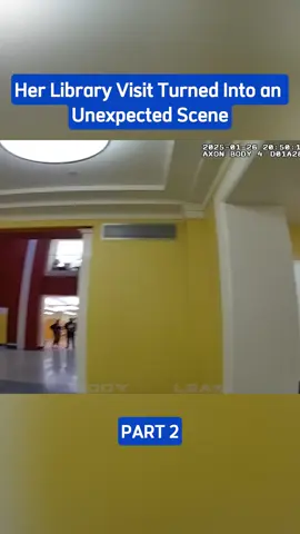 Her Library Visit Turned Into an Unexpected Scene #cops #police #copasoftiktok #bodycamcops #foryou 