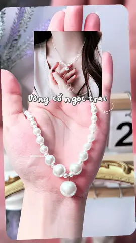 Vòng cổ ngọc trai nhân tạo thời trang #daisyn #vongcongoctrai #vongcothoitrang #chuoingoctrai #accessories 