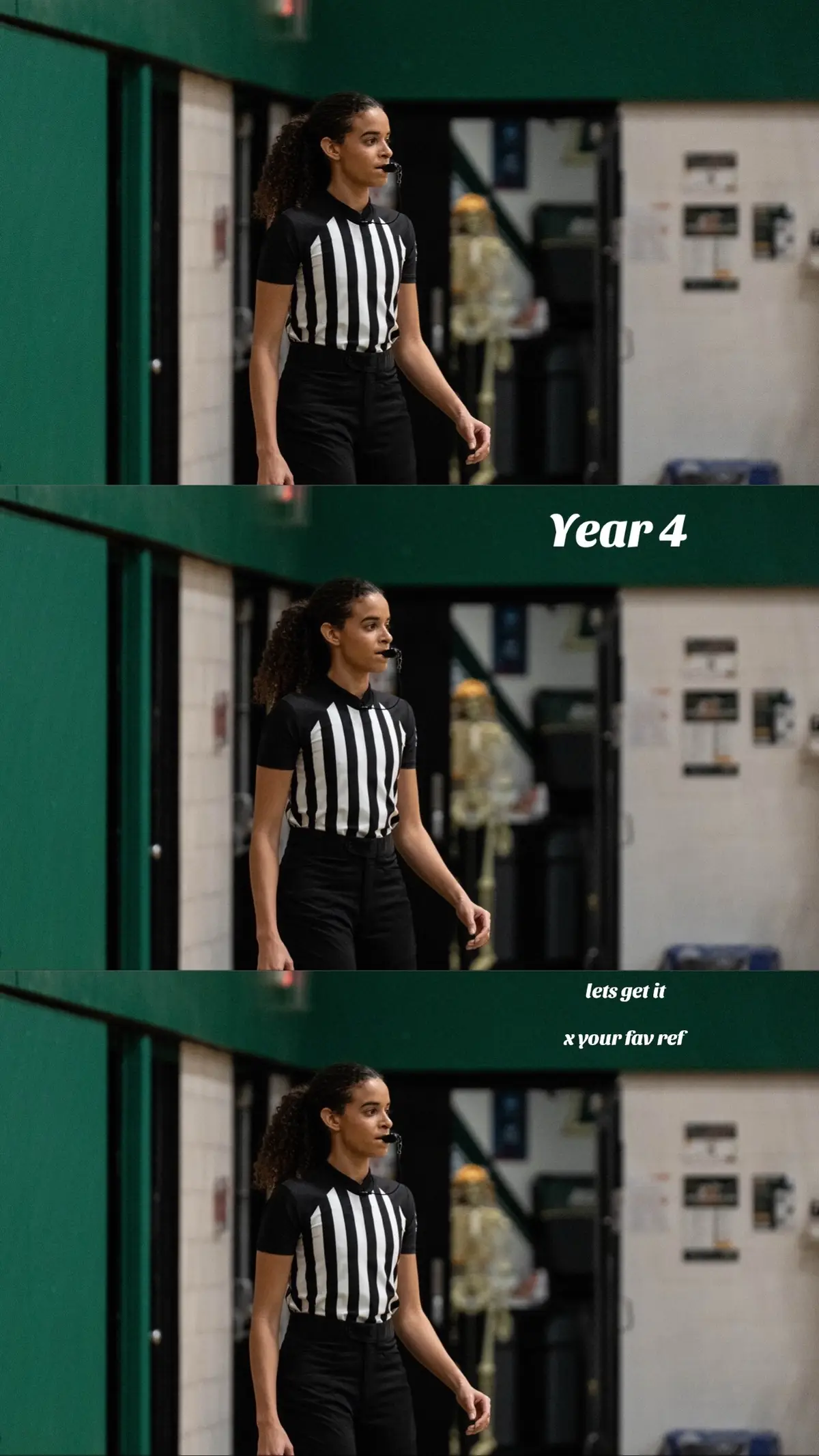 and so it begins! Year 4!!!! Let’s get it baby 😈🏀 #basketball #referee #ncaa #collegebasketball 
