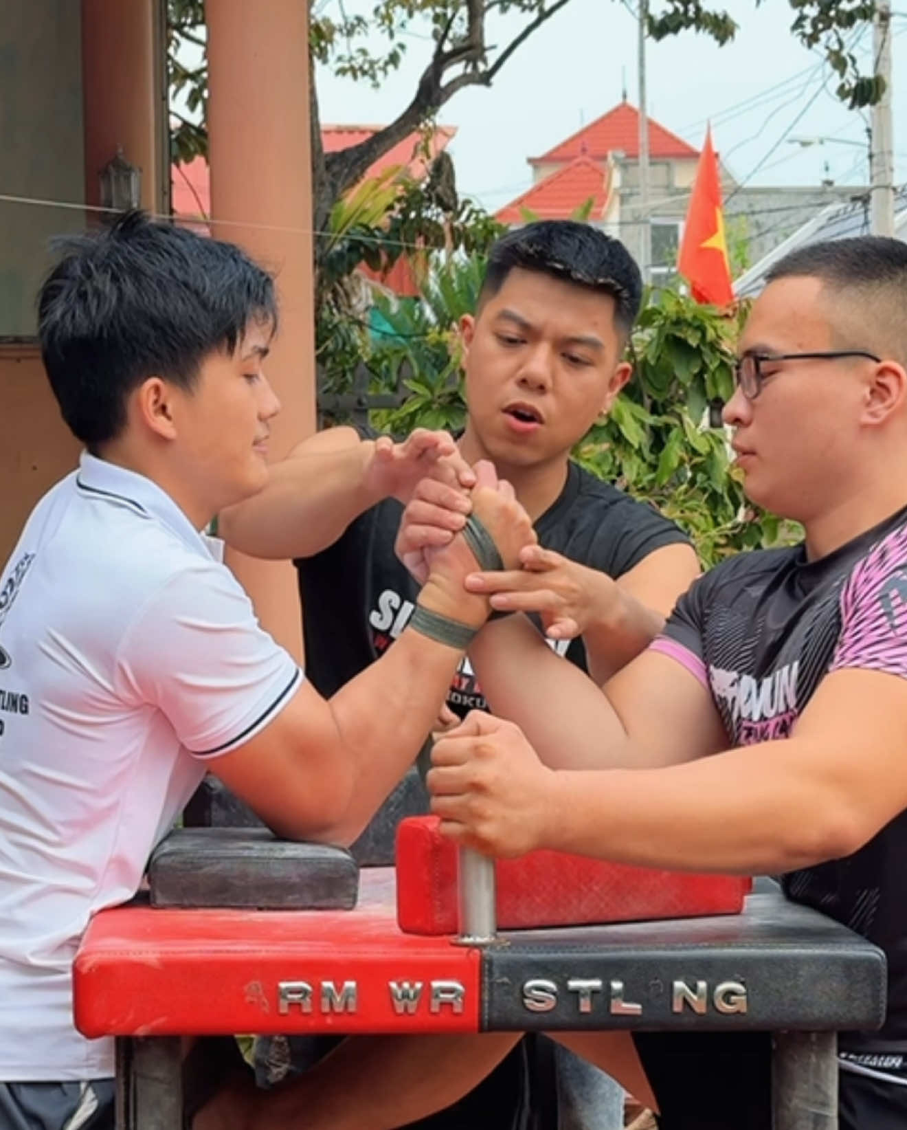 Thành Đạt vs Hải Hải #armwrestling #vattay #hoangdumbbell #toproll #hook 