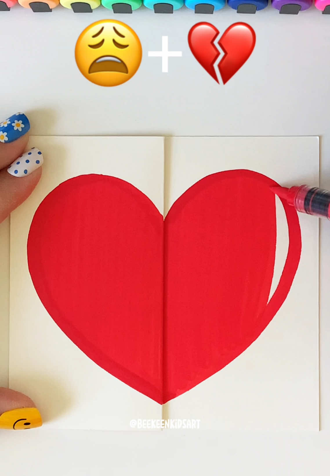 😩💔: Say Hi If You See This - You'll Make My Day BETTER! #fyp #viral #emojimix #art #drawing