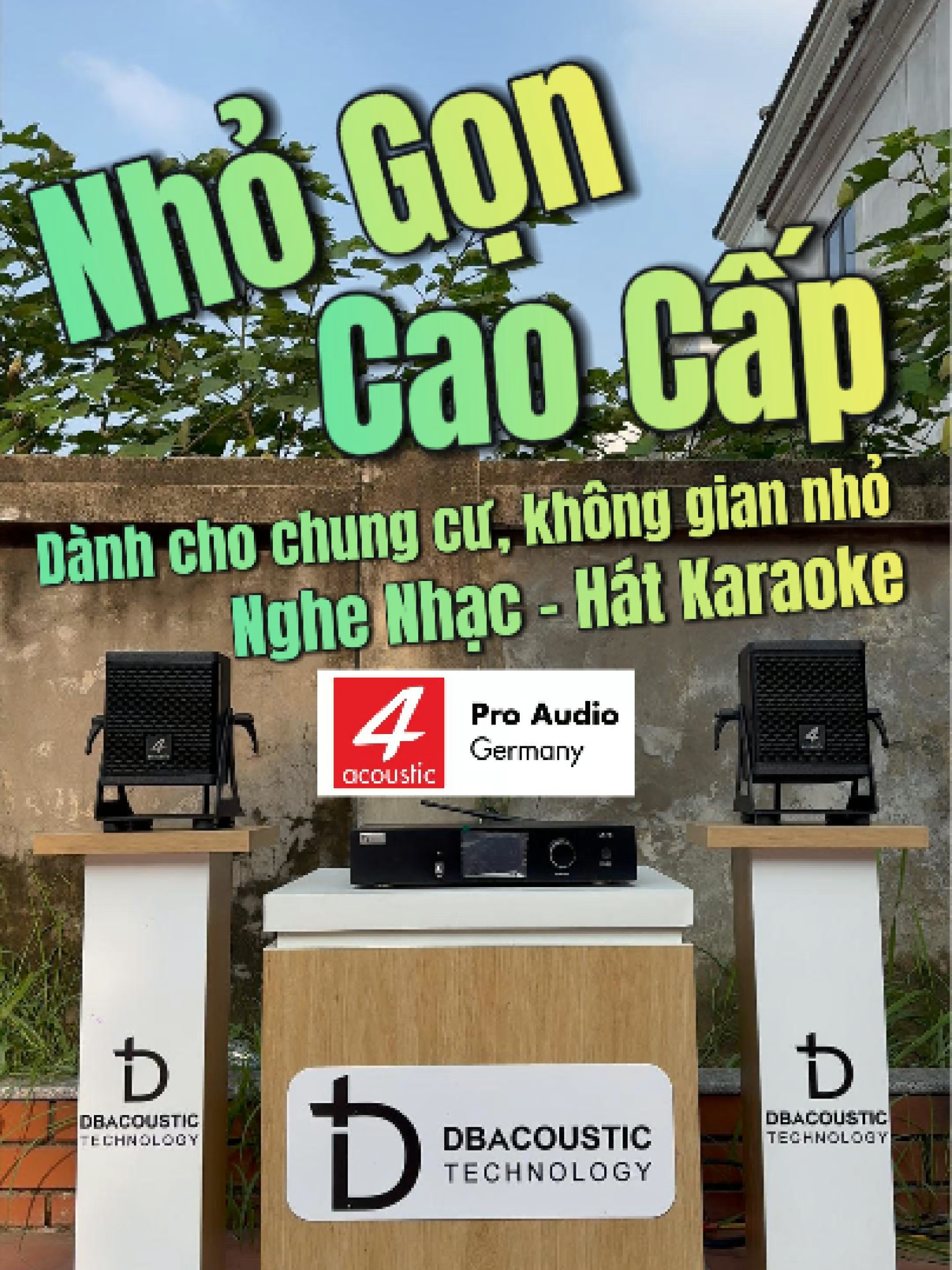 Dàn 4acoustic HCS-105C & Amply Số DB H6 - Dàn Karaoke Cao Cấp Tinh Tế cho chung cư, không gian nhỏ #4acoustic #DBacoustic #HCS105 #H6 #songamthanhvn #hotvideo #trending #ilovetiktok #ilovetiktok❤️ #songamthanh