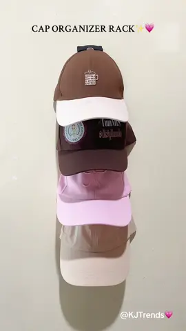 Hindi na pakalat kalat ang mga sumbrero mo dahil sa cap organizer rack na ito.✨🥰 #fyp #caporganizer #caprack #organizer #rack 