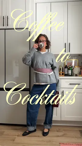 Pt 2 coffee to cocktails!! ☕️🍸 #fitspo #outfitinspo #daytonight 