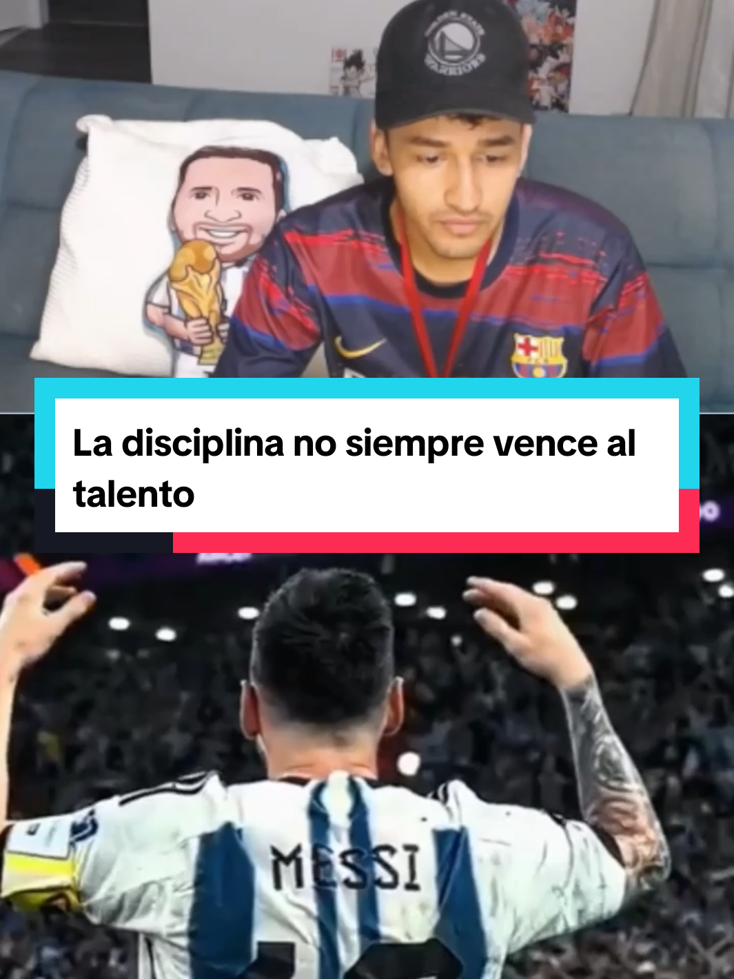Reaccionando con Messi #lionelmessi #contenidoviral #videoreaccion #creadordigital #footballtiktok 