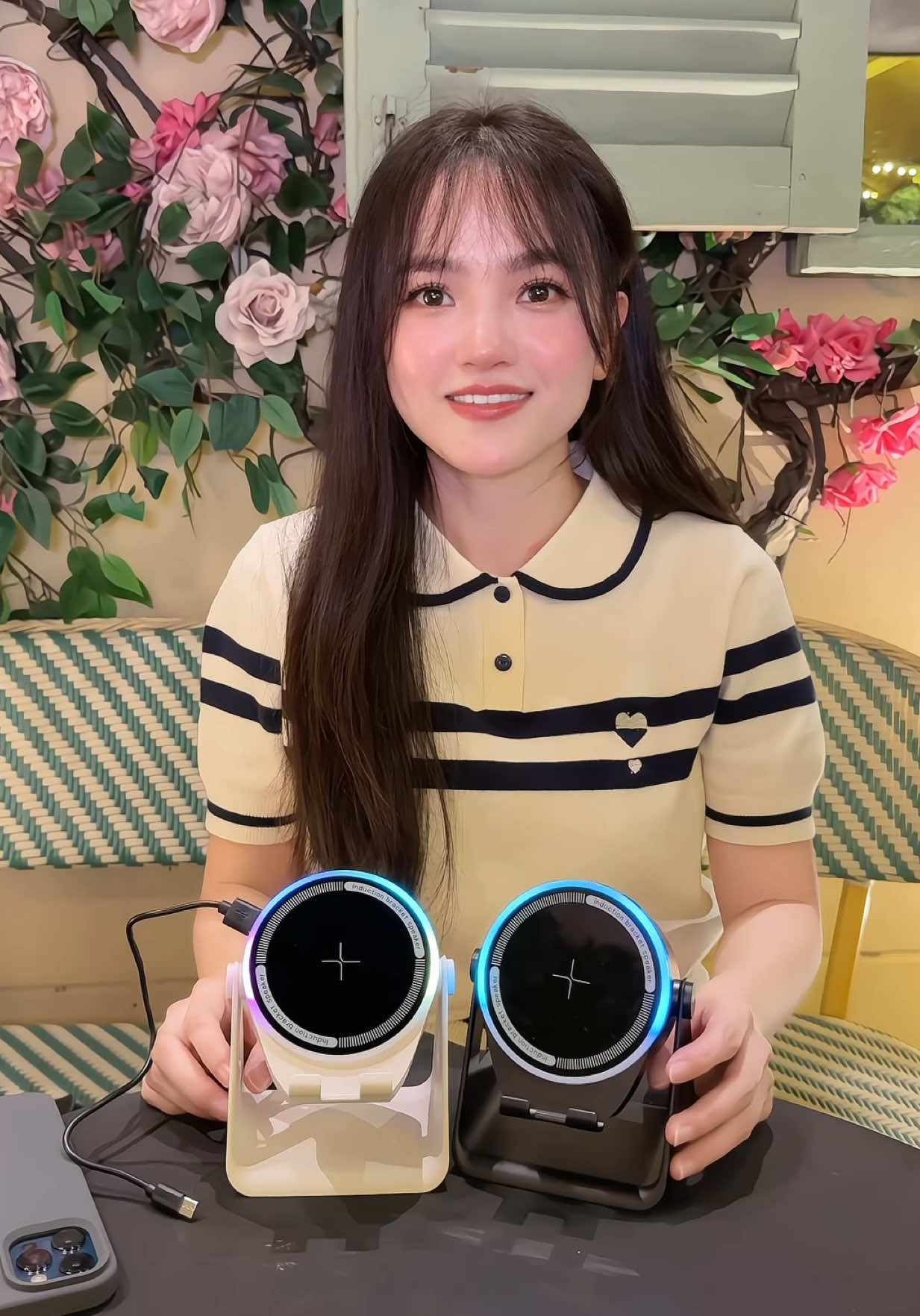 Test loa cảm ứng chill nha, em này người lớn tuổi dùng cũng thích mê vì ko cần kết nối Bluetooth nên tiện lắm nè #loacamung #loabluetooth #truclonglanh #xuhuongtiktok #viral 