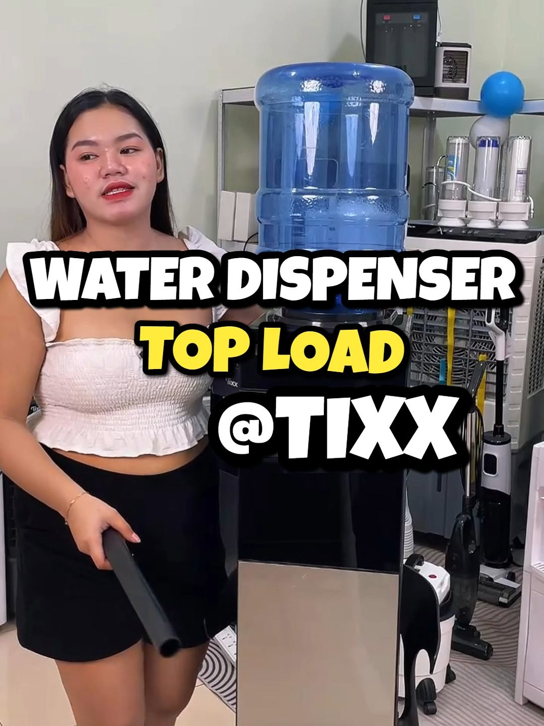 The Tixx hot and cold water dispenser is amazing👏! Bottom loading is so convenient and the freestanding design is so stable💕. The automatic water pump is so worry-free and you can freely choose hot or cold water. It's in stock now. Drinking water with it is so enjoyable. It's a must-have for home and office.  #tixx #water #hot #cold #waterdispenser