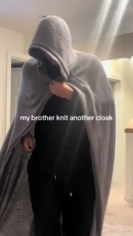 new cloak just dropped  #knitting #knittok 
