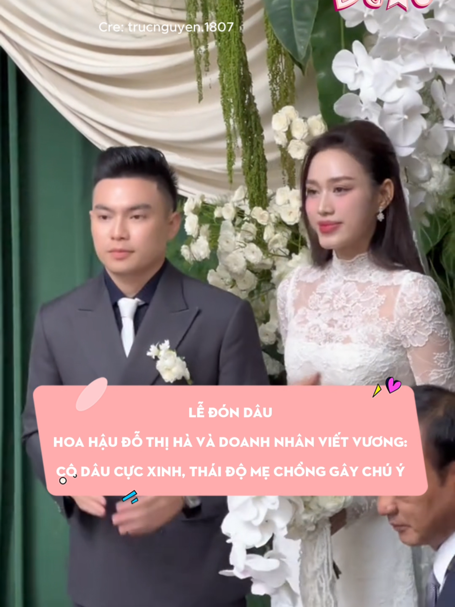 Lễ đón dâu hoa hậu Đỗ Thị Hà và doanh nhân Viết Vương: Cô dâu cực xinh, thái độ mẹ chồng gây chú ý #dsao #showbiz #dothiha #hoahauvietnam