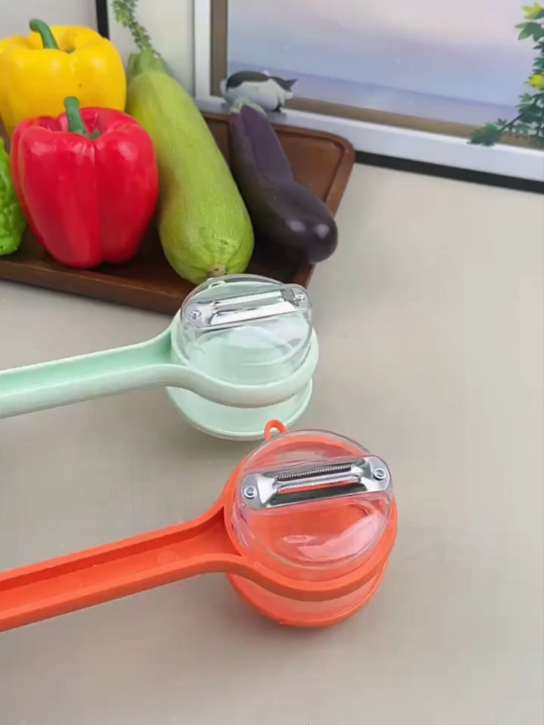 Dual-Head Fruit Peeler & Knife (2-in-1) - Rust-Proof Blades for PH Humidity #RustProofFruitTool #PHDualHeadPeeler #FilipinoHumidFit XPSGD