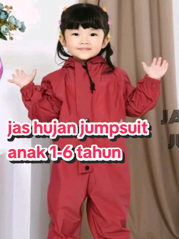 jas hujan jumpsuit anak 1-6 tahun bahan pvc awet #trending #foryou #beranda #fyppppppppppppppppppppppp #fyp 