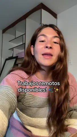 Trabajos remotos disponibles! 📲✨ #workfromhome #trabajoencasa #trabajoremoto 