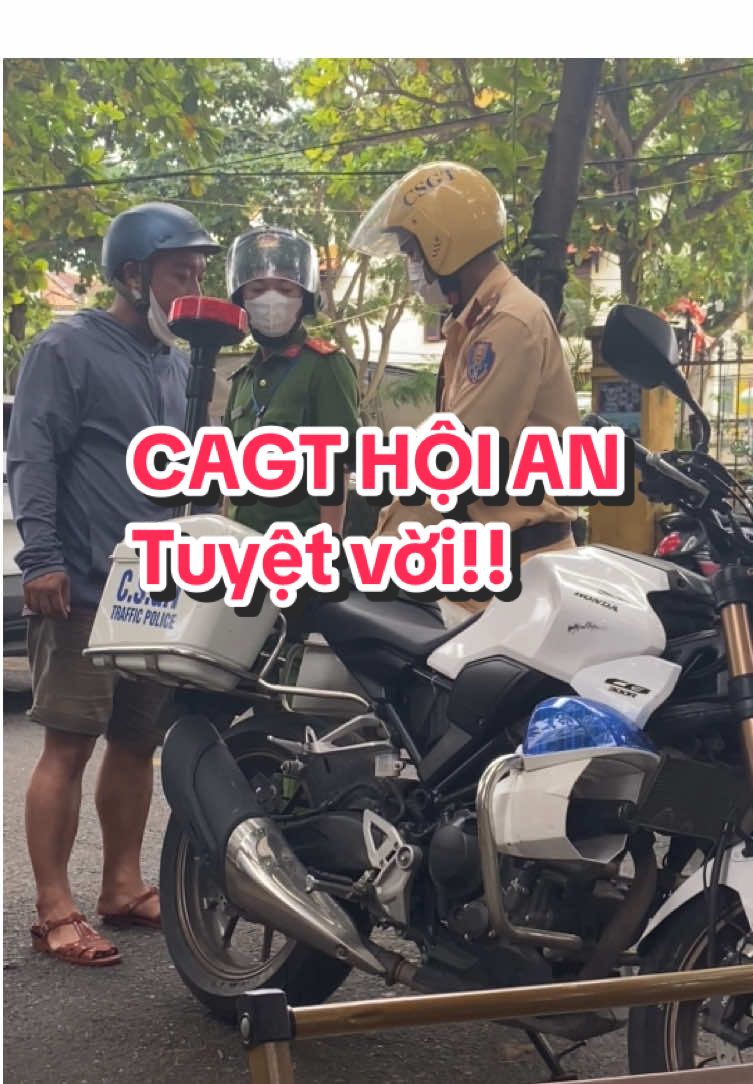 CAGT Hội An và Đà Nẵng nói chung mình thấy rất hay. Thân thiện, không quá chặt chẽ với khách du lịch và mang tính hướng dẫn cao. Nhưng với địa phương thì chặt, đặc biệt là thổi nồng độ cồn. #hộian #hoiantrip #hoianmemories 