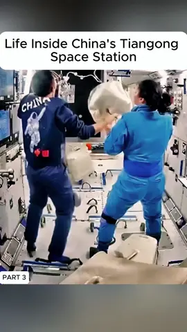 Life Inside China's Tiangong Space Station PART 3 #space #galaxy #nasa #viraltiktok #fyp 