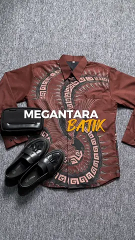 Batik slimfit megantara coklat mahogany slimfit #batikkondangan #kemejabatik #batikslimfit #outfitbatik #batikpria 