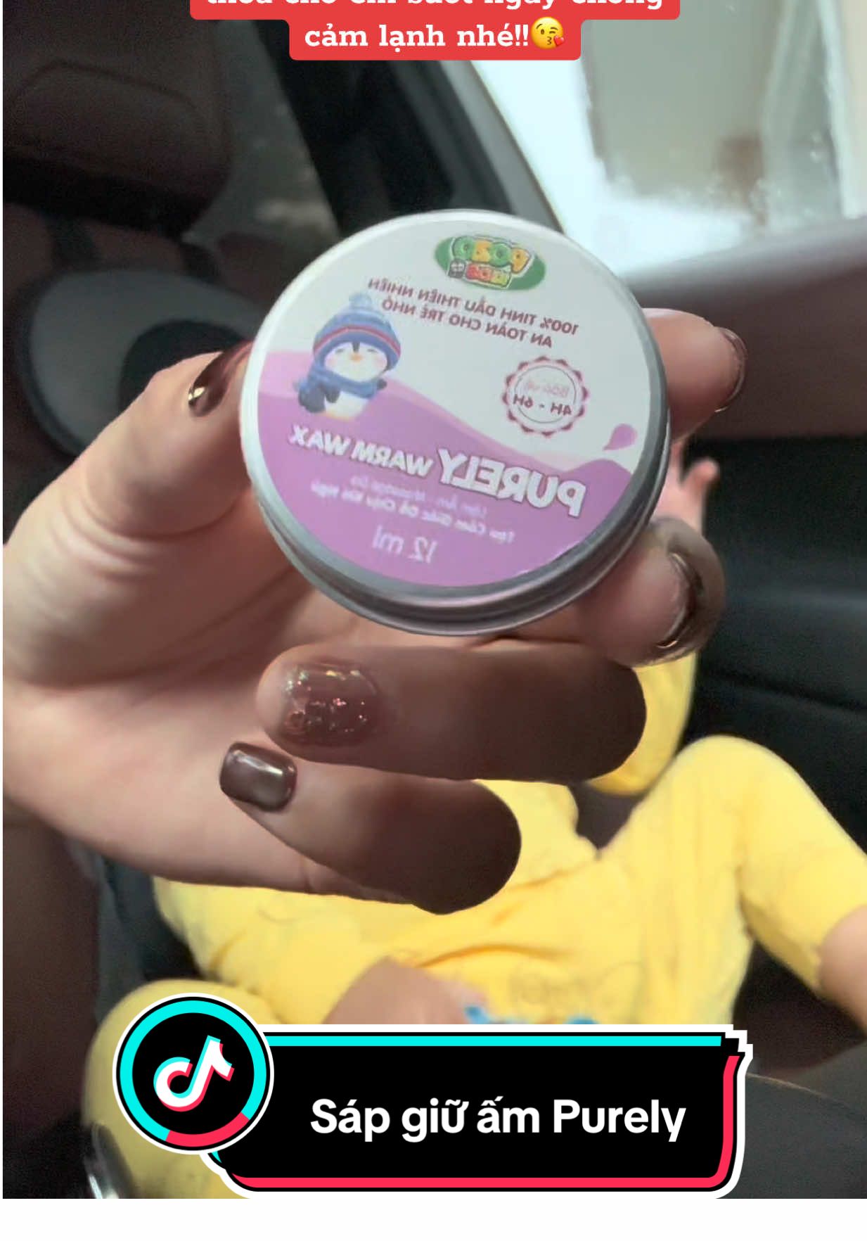 Giữ ấm lâu mà không nóng rát nè #purely #sáp #giữ_ấm #xuhuong 