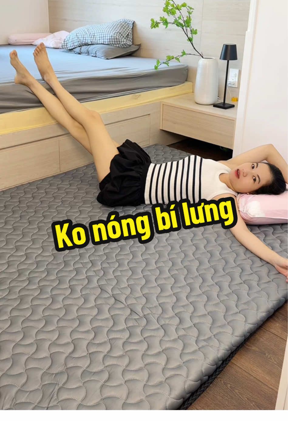 Nệm topper trải sàn ở trọ đúng là chân ái loại này mát lắm ạ ko bí nóng lưng #nemtopper #topper #nemtoppercaocap #nemtopperxuatnhat #nemtopperchatluonggiataixuong  @Nhà Rosie iu 💕 