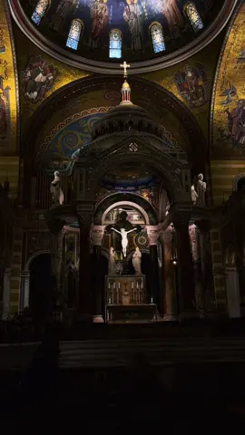 “God is in the midst of her; she shall not be moved. God will help her when morning dawns.” -Psalm 45(46):5 🤍 #catholic #church #orthodox #iconography 