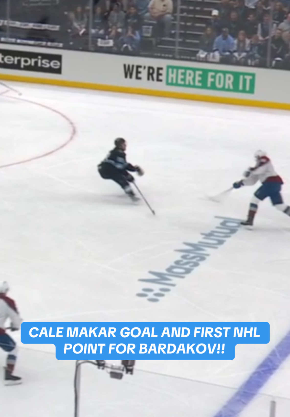 Yup yup yup 🙂‍↕️ #ColoradoAvalanche #GoAvsGo #avalanchevsmammoth 