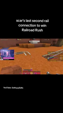 #goodtimeswithscar Last second rail clutch #mcc #mcchampionship #fyp #Minecraft 